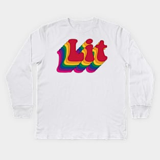 Lit Kids Long Sleeve T-Shirt